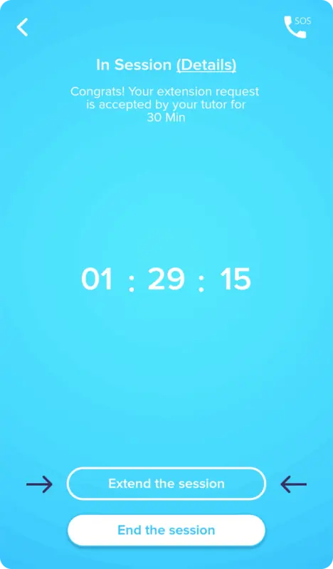 Platute Student App - Extend session