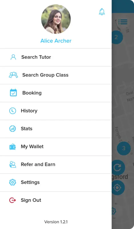 Platute Student App - Menu
